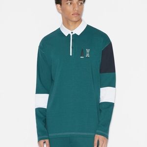 Armani Exchange Long Sleeve Polo
